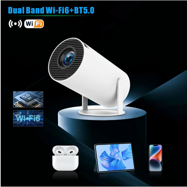 HY300 Portable WIFI Projector 4K.